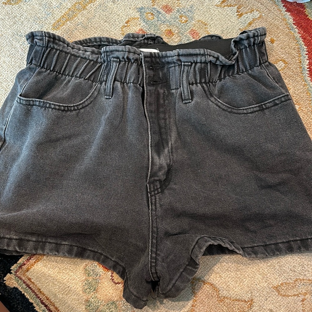 Forever 21 black denim shorts -size 30